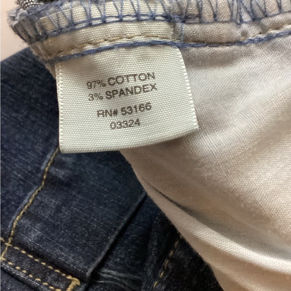 CJ Banks Dark Blue Flare Jeans Stretch Plus Size 28W (3X) - Picture 9 of 9